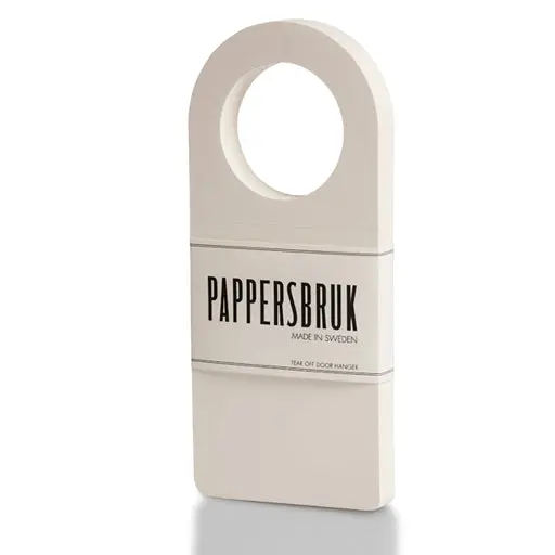 Pappersbruk DoorHanger Ivory