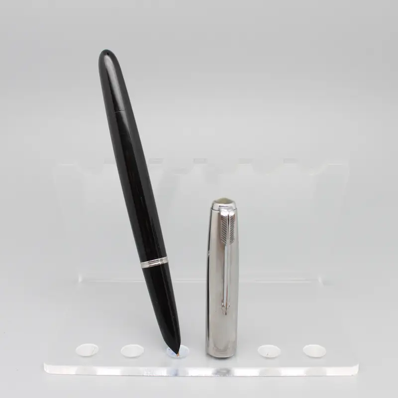 Parker 51 Vacumatic Black/Steel cap Fountain pen