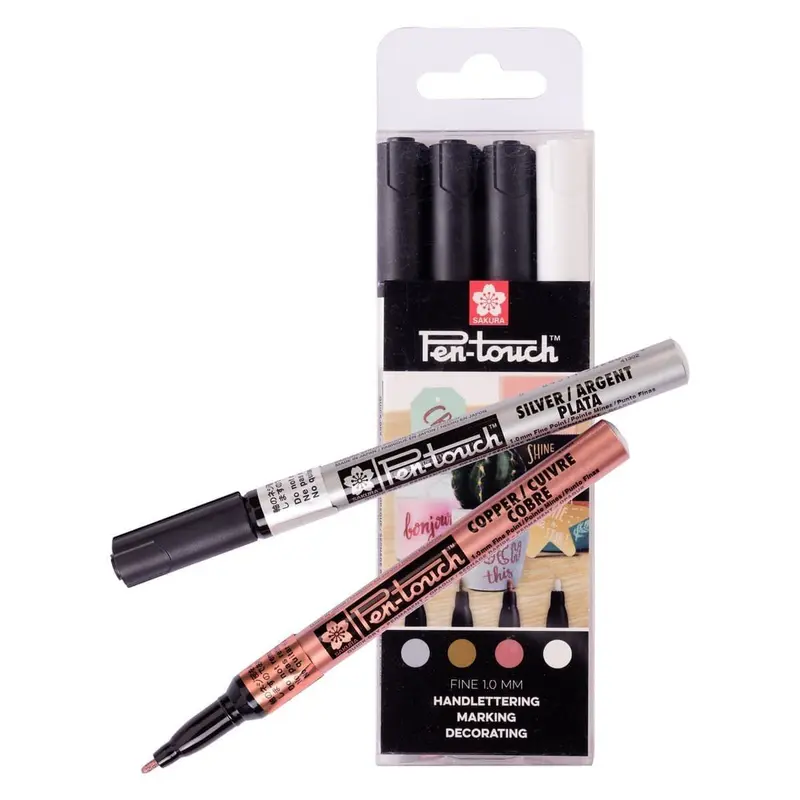 Pen-Touch Fine Märkpennor 4-pack