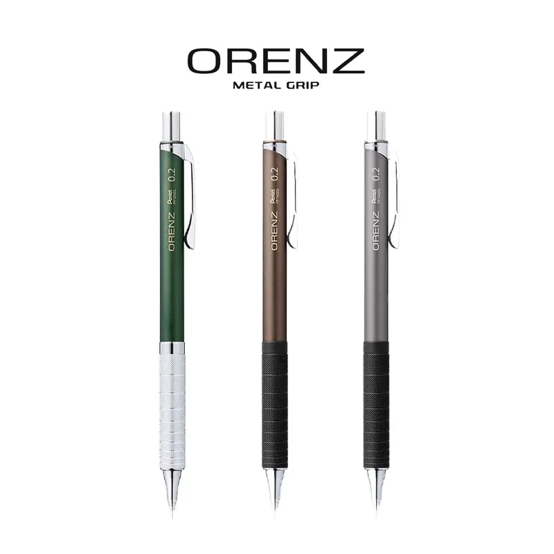 Pentel Orenz Mechanical Pencil Metal Grip Type 0.2mm