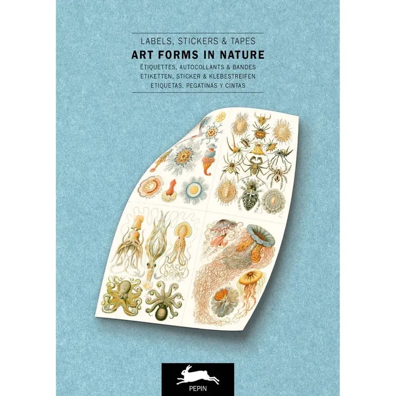Pepin Labels, stickers & tape Sticker book - Art forms in nature