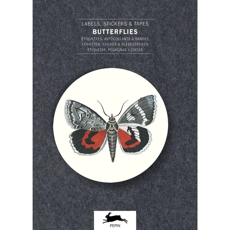 Pepin Labels, stickers & tape Sticker book - Butterflies