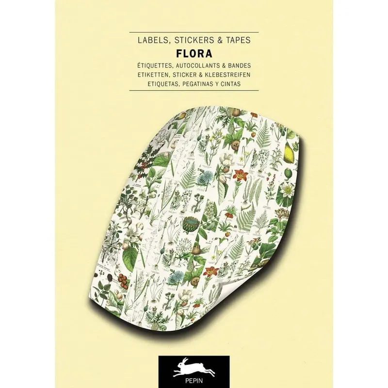 Pepin Labels, stickers & tape Sticker book - Flora