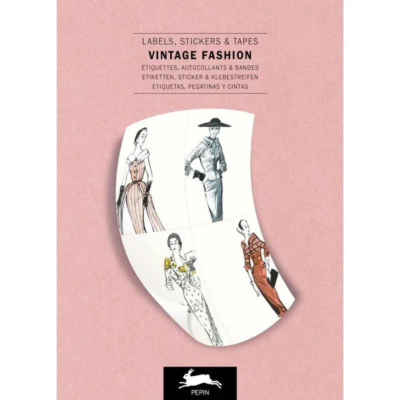 Pepin Labels, stickers & tape Sticker book - Vintage fashion