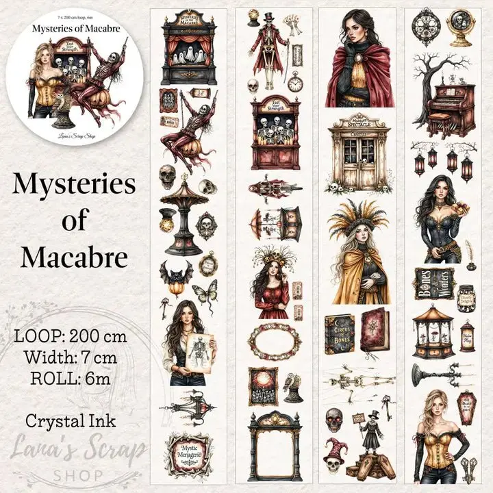 Pet Tape - Lana - 70 mm - Mysteries of Macabre