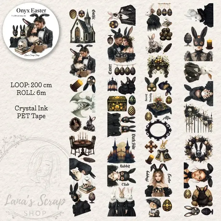 Pet Tape - Lana - 70 mm - Onyx Easter