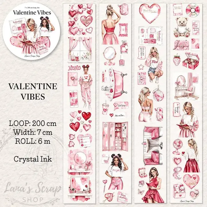 Pet Tape - Lana - 70 mm - Valentine Vibes