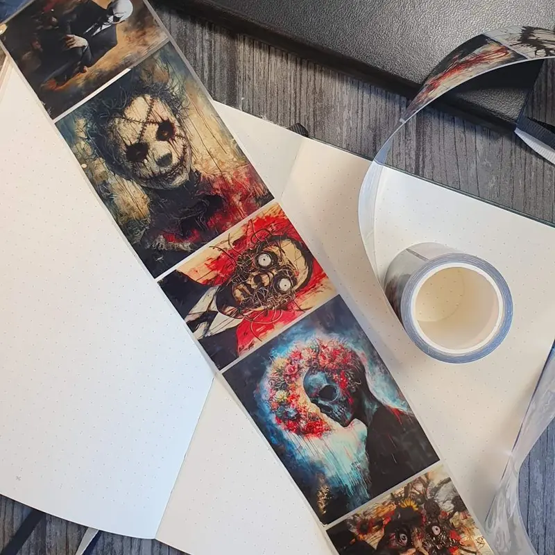 Pet Tape - MIC - Canvas of Carnage Glossy & Embossed 60 mm