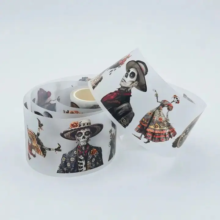 Pet Tape - MIC - Day of the Dead Glossy & Embossed 60 mm