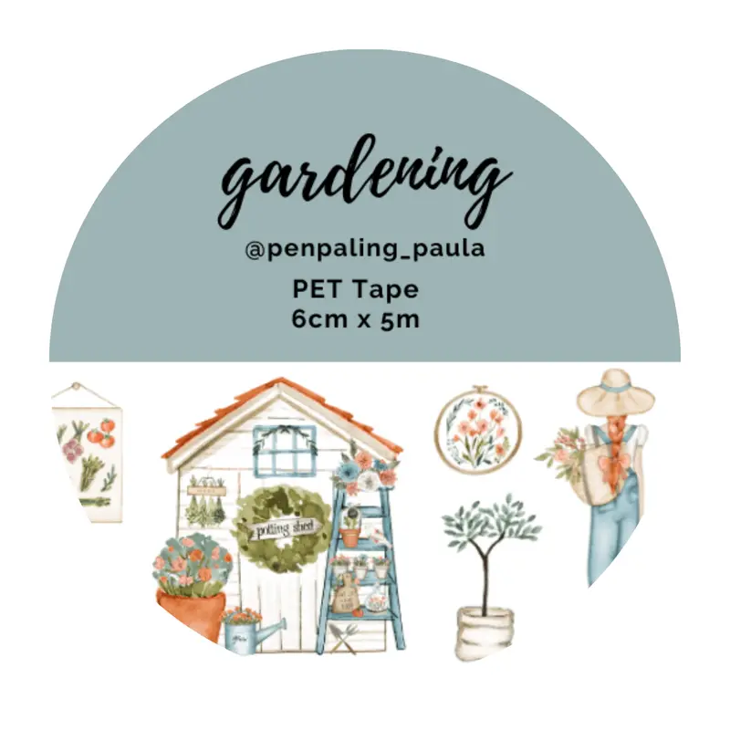 Pet Tape - Penpaling Paula - Gardening 60 mm