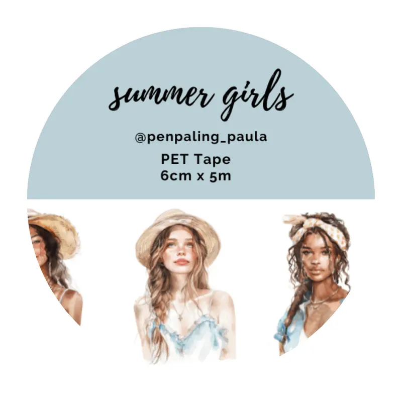 Pet Tape - Penpaling Paula - Summer girls 60 mm