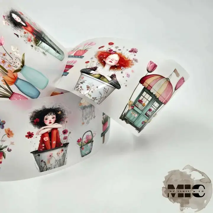 Pet Tape Pre-cut - MIC - Florabelle 3D Glossy 70 mm