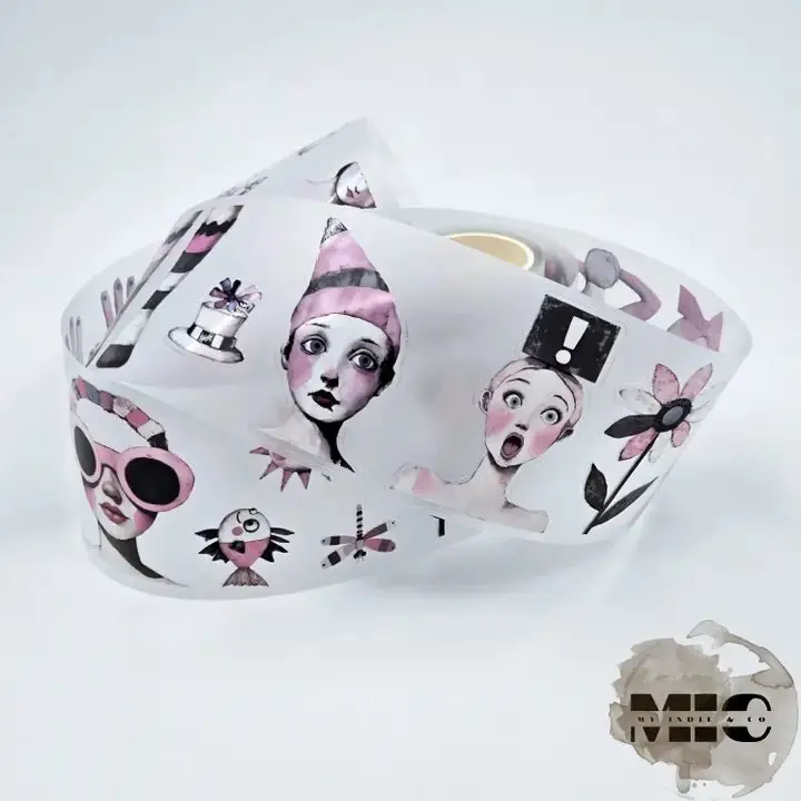 Pet Tape Pre-cut - MIC - Pink Nonsense 3D Glossy 70 mm