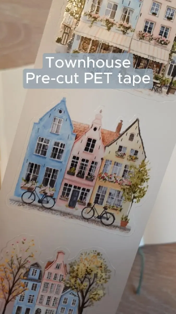 Pet Tape Pre-cut - MIC - Townhouse 3D Glossy 70 mm