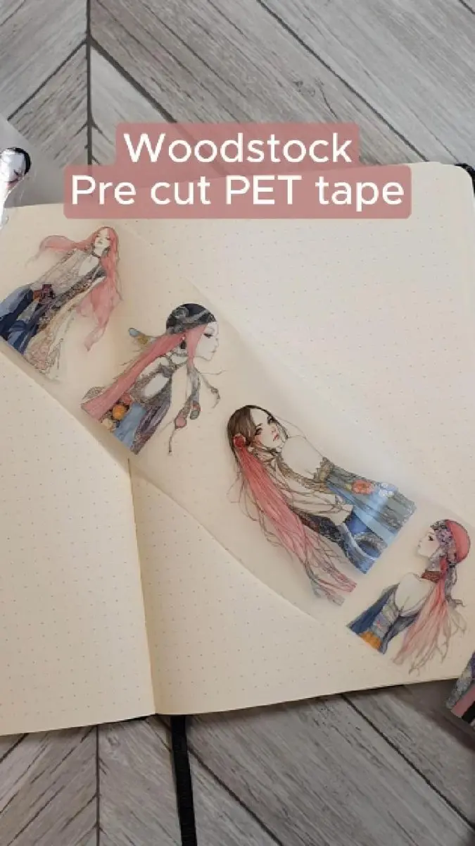Pet Tape Pre-cut - MIC - Woodstock 3D Foiled 70 mm