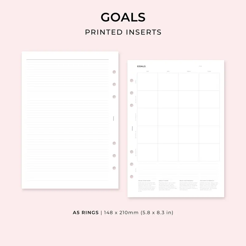 PI025 - Goals - Printed inserts
