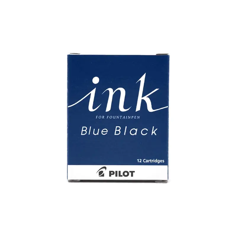 Pilot Ink Cartridge 12-pc Pack Blue Black