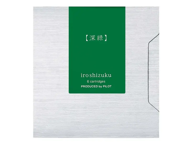 Pilot Iroshizuku cartridge 6 pack -  Green Shin-Ryoku