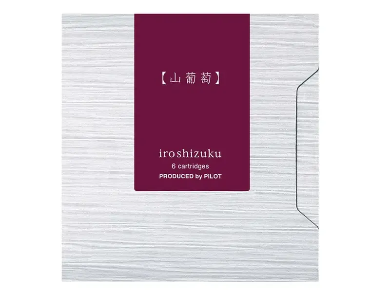 Pilot Iroshizuku cartridge 6 pack - Red Yama-Budo