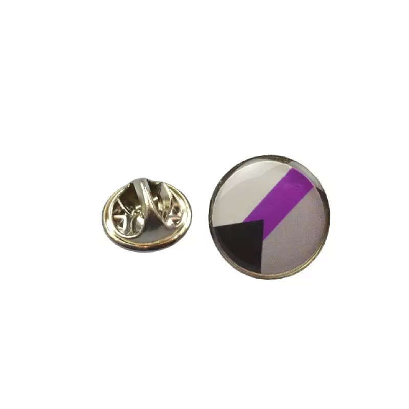 Pin - Demisexuell (rund)