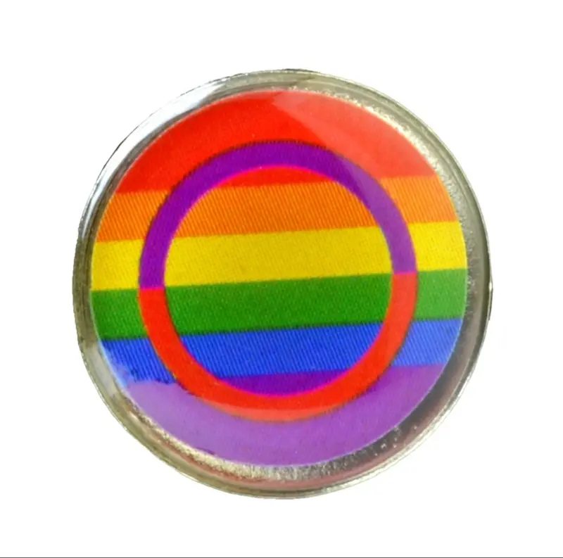 Pin - Sapmi pride (rund)