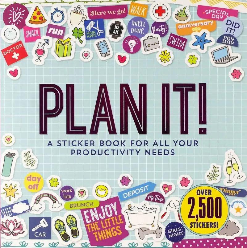 PLAN IT! A sticker book for all your productivity needs