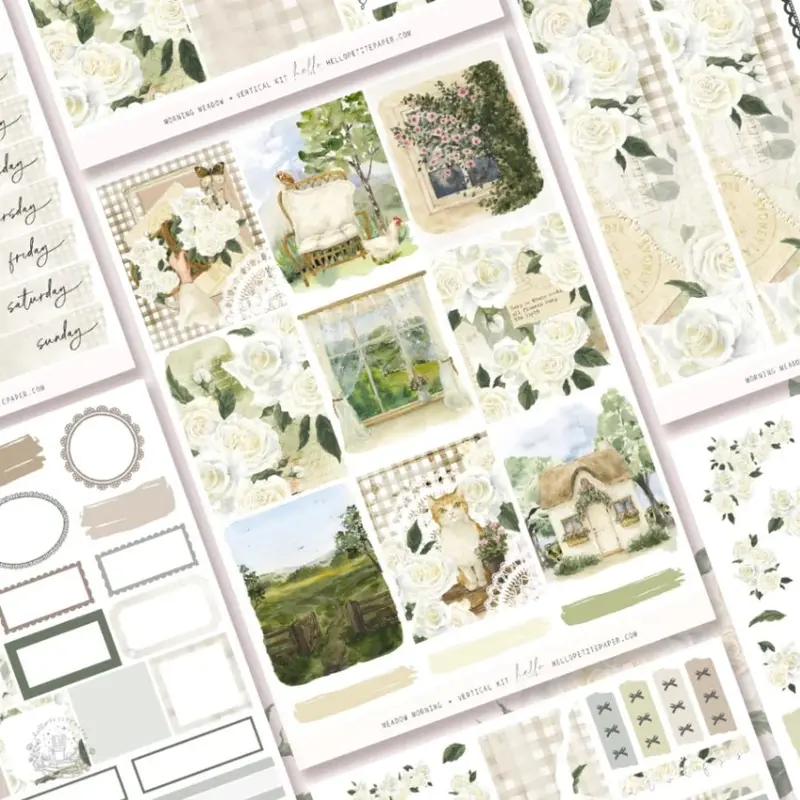 Planner Sticker Kit - Morning Meadow