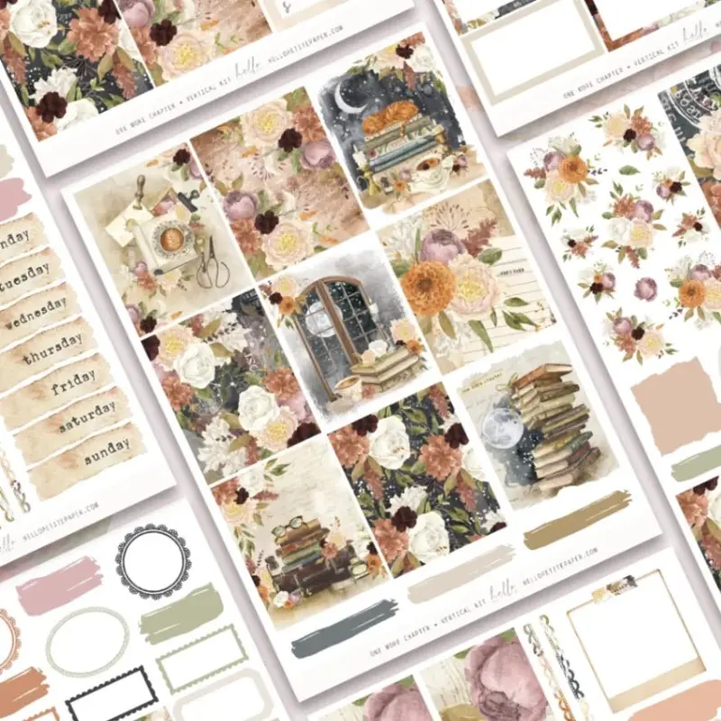 Planner Sticker Kit - One More Chapter