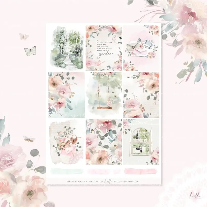 Planner Sticker Kit - Spring Memories