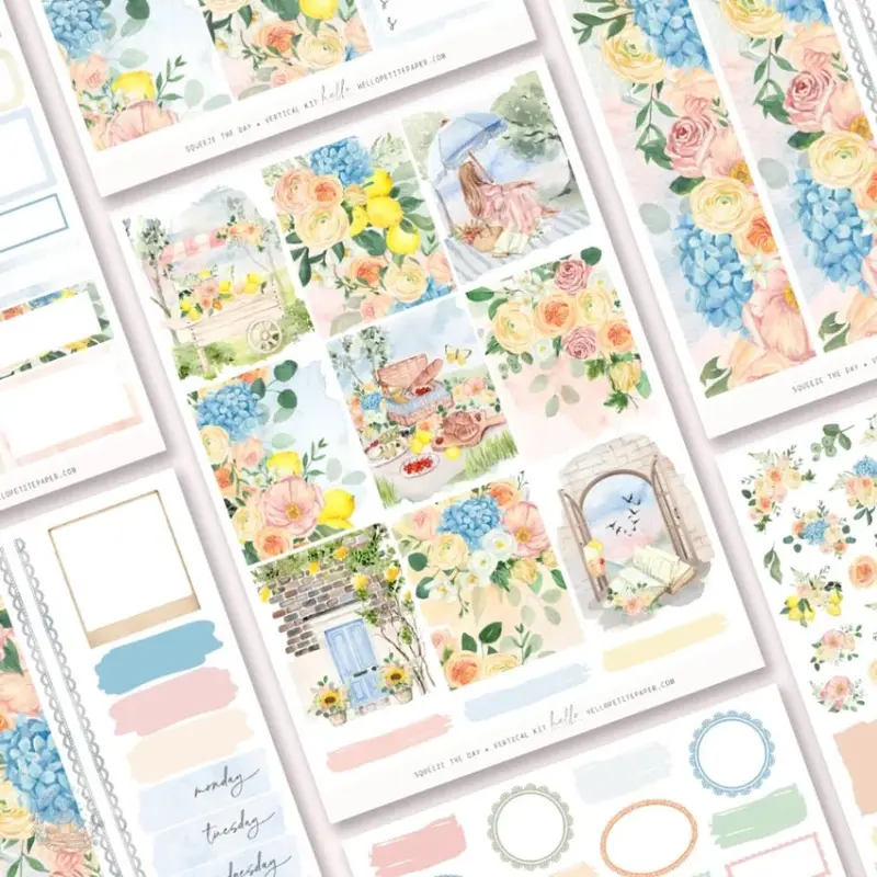 Planner Sticker Kit - Squeeze the Day