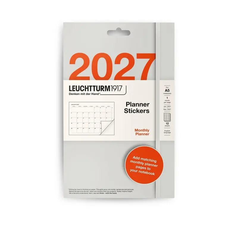 Planner Stickers 2027 - Monthly