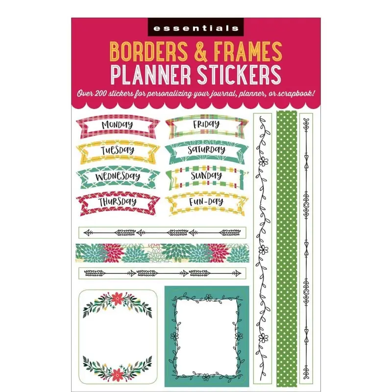 Planner stickers Borders & Frames