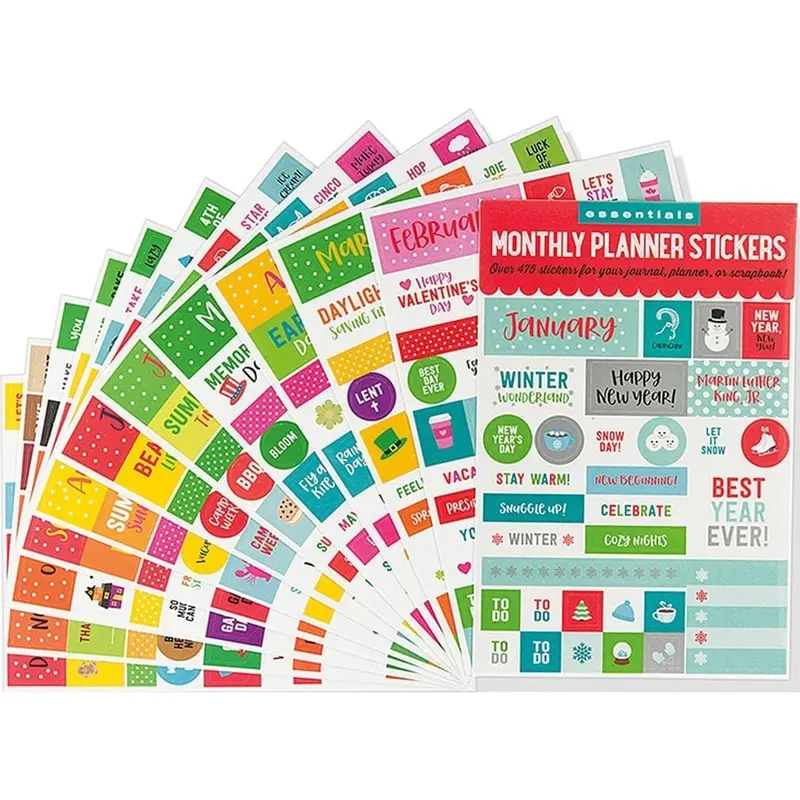 Planner stickers Kalenderstickers - Monthly