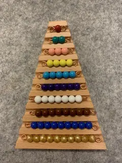 Platta för pärltrappan 1-10 inklusive pärlor