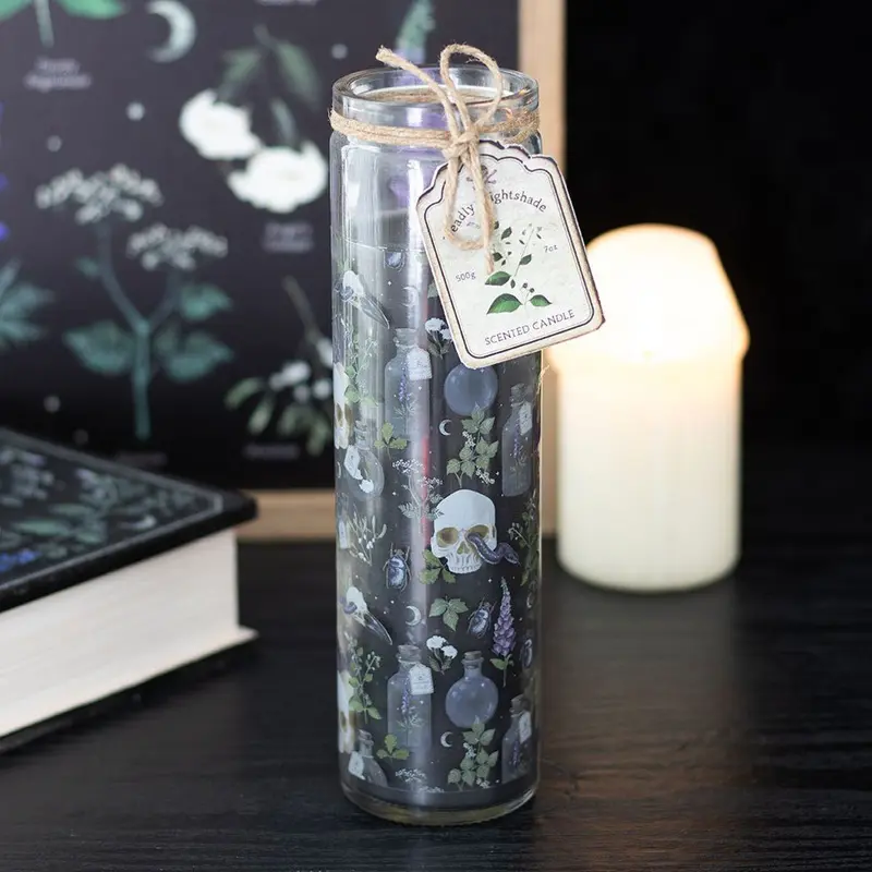 Poisonous Plants Deadly Nightshade Glasrörsljus