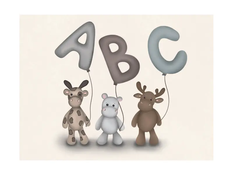 Poster A-B-C Djur