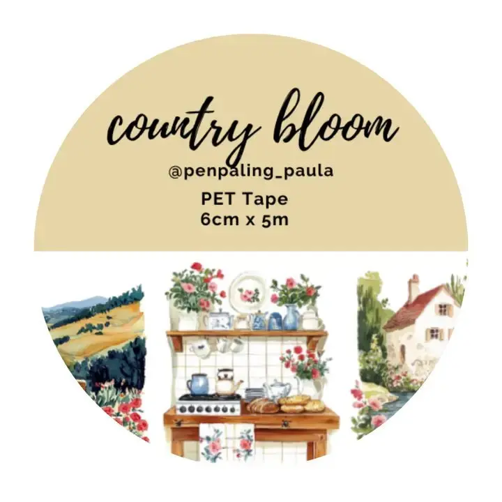 Pre cut Pet Tape - Penpaling Paula - Country Bloom