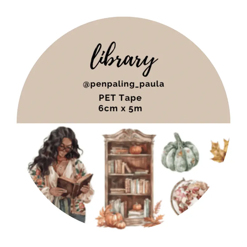 Pre cut Pet Tape - Penpaling Paula - Library