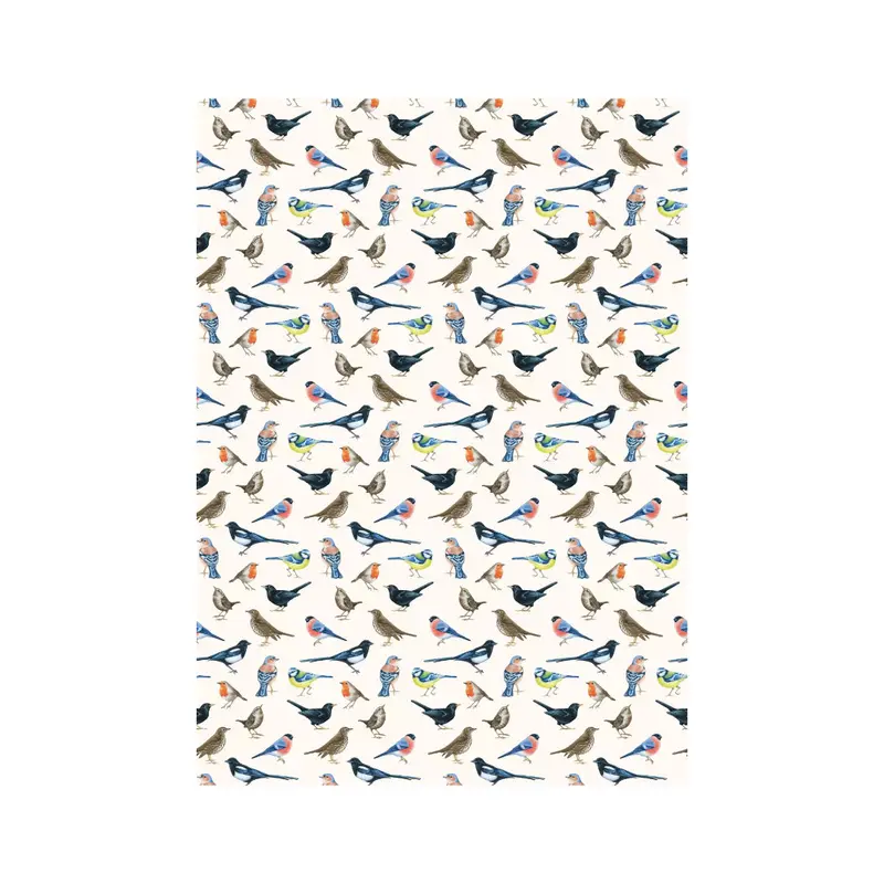 Presentpapper, Birdsong Cream Birds