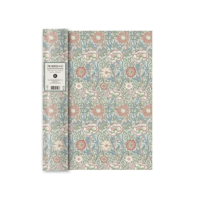 Presentpapper, Pink & Rose