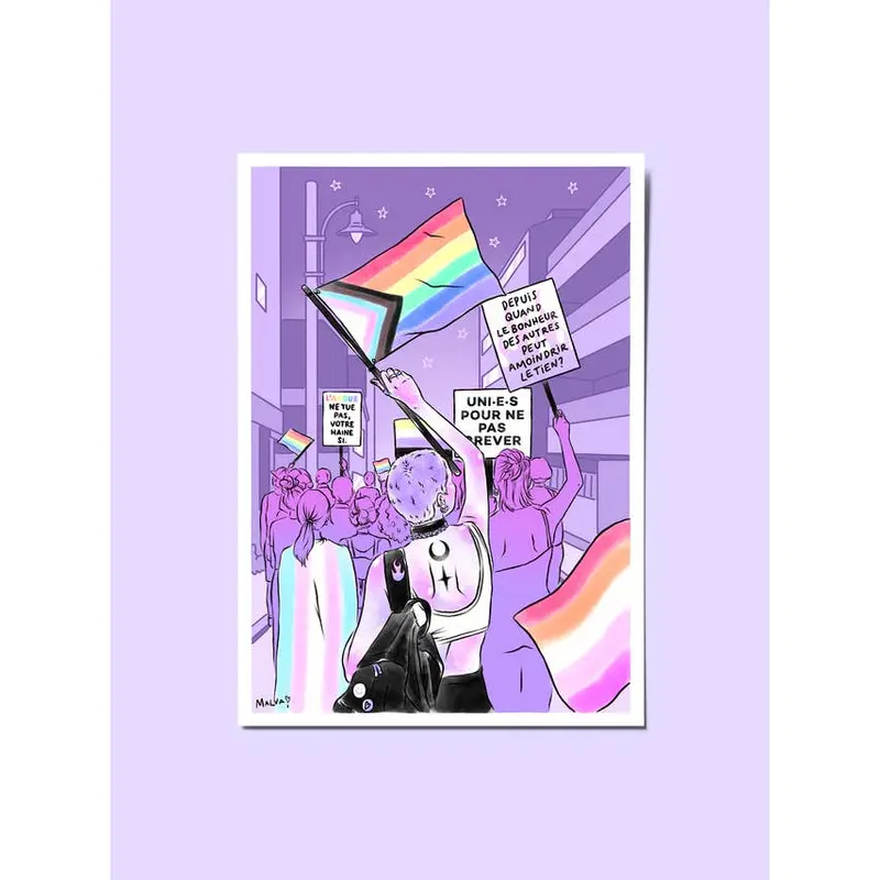 Print - Love in Our Streets Against the Hate That Kills Us