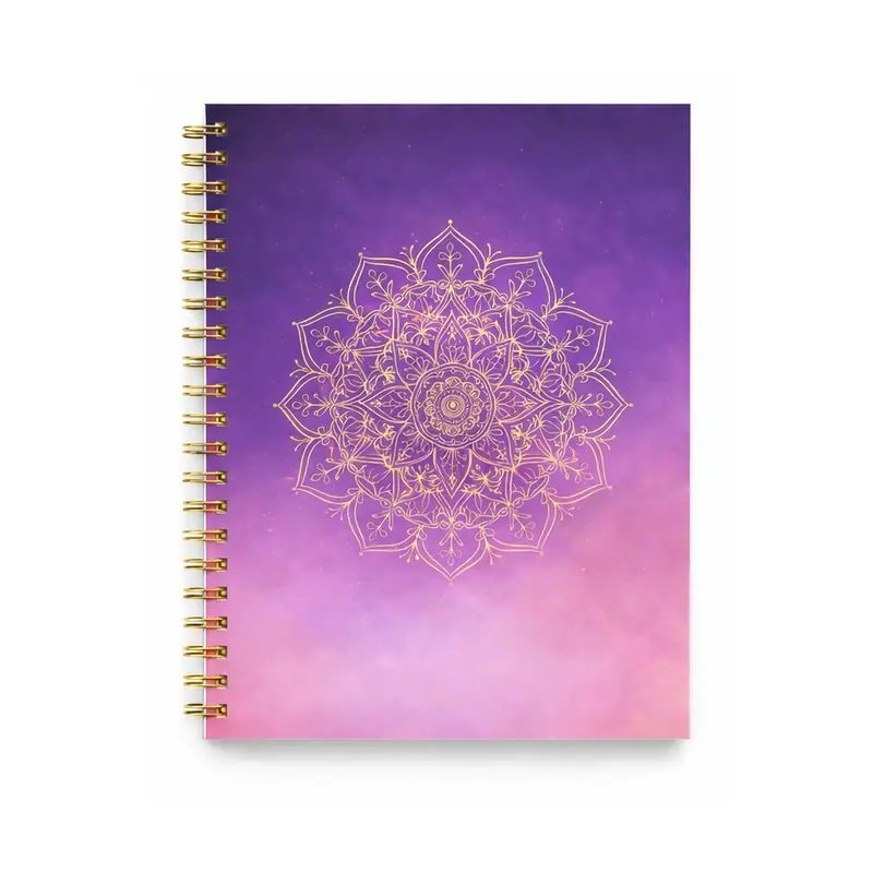 Purple Mandala Notebook