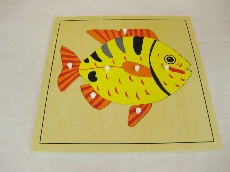 Pussel - fisk 24x24 cm