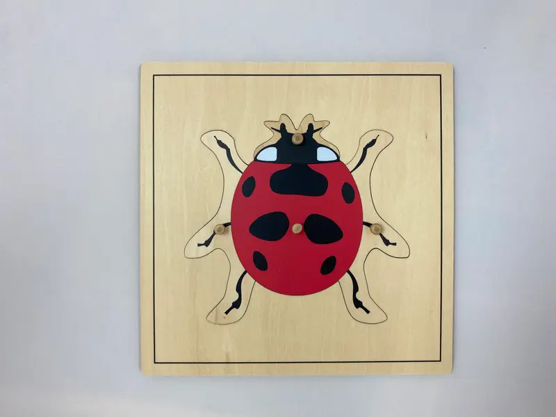 Pussel - nyckelpiga 24x24 cm