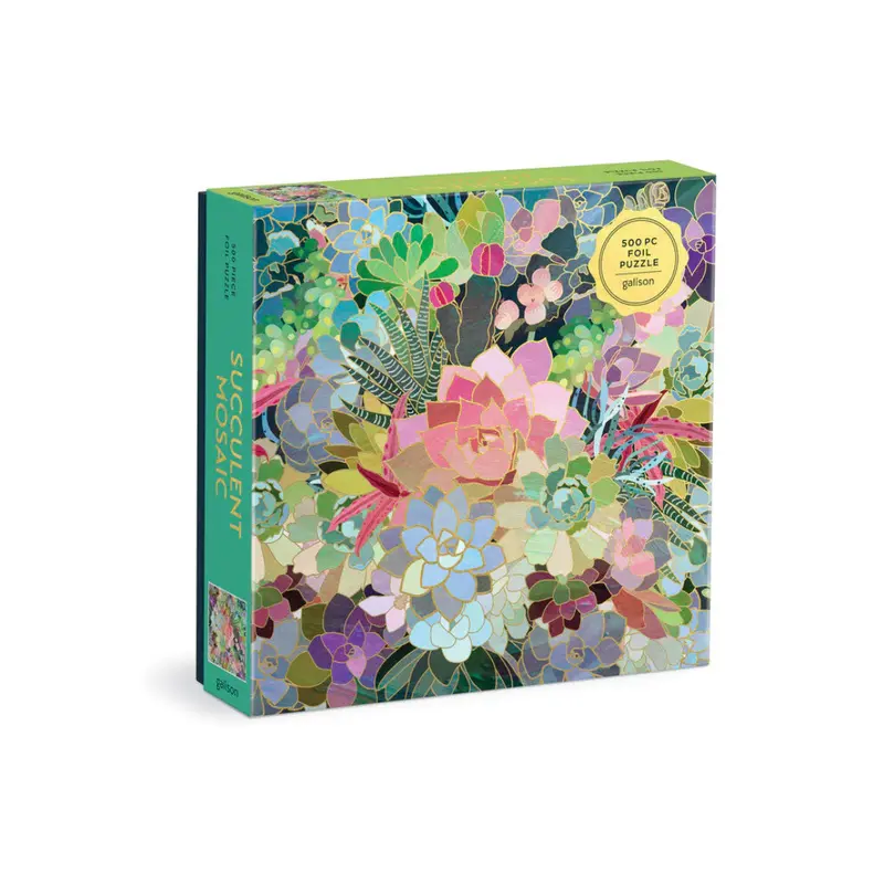 Pussel, Succulent Mosaic (500 bitar)