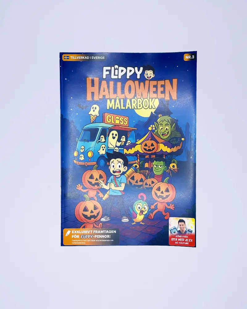 Pysselmålarbok Halloween