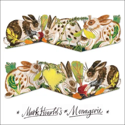 Rabbits, Die-Cut 3D-kort