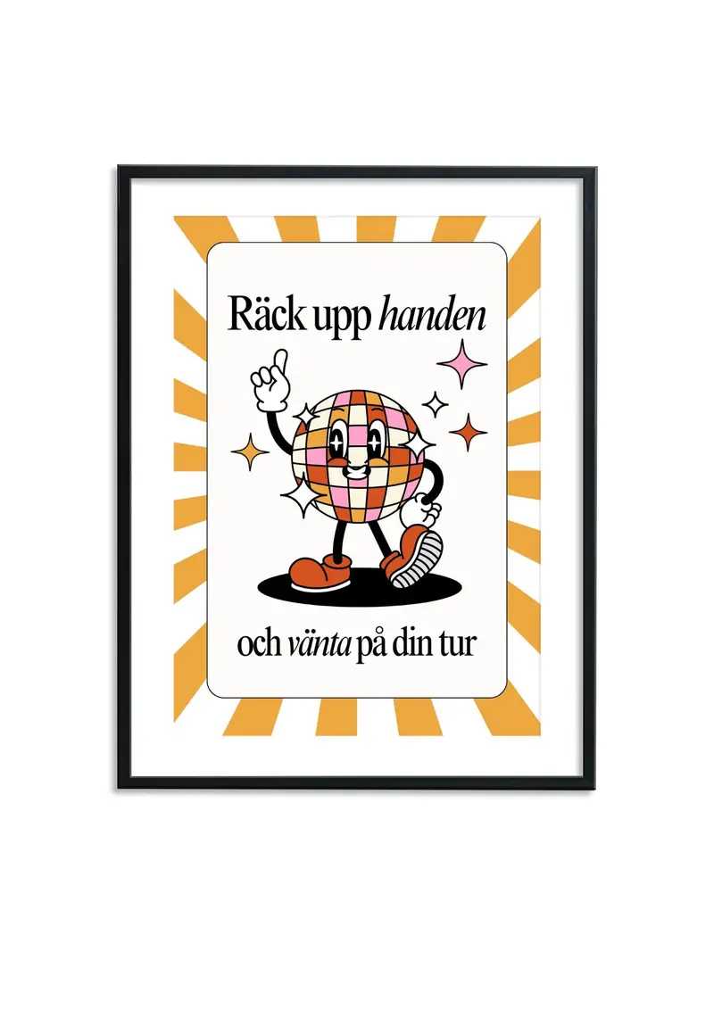 Räck upp handen - Poster
