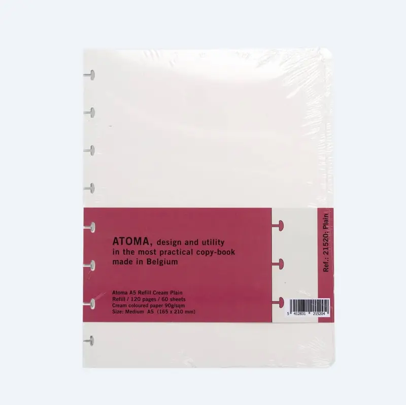 Refill Atoma Notebook A5 - Olinjerad