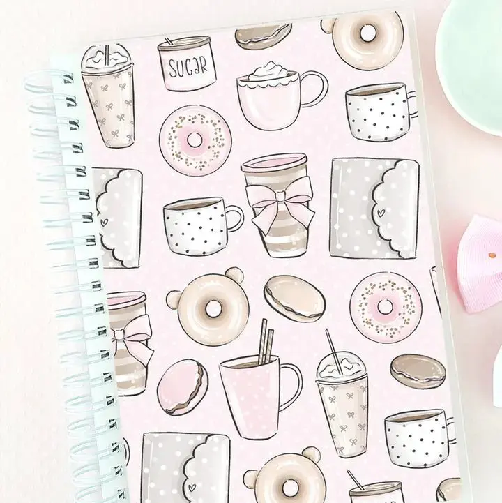 Reusable Sticker Storage - Coffee Date